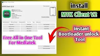 MTK Client Tool Installation Troubleshooting Common Issues | how to install MTk client tool