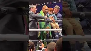 Mike Tyson raxmatli Murod Xanturaevni o’g’li bilan suratga tushdi