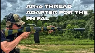 AR10 MUZZLE BREAK ADAPTER FOR THE FAL