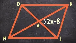 Using the properties of a rhombus to determine the missing value