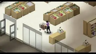 Project Zomboid - Supermarket cart
