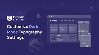 How to Customize Dark Mode Typography Settings