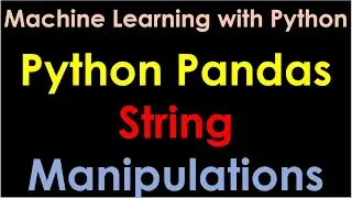 Pandas String Manipulations | String Strip using Python Pandas