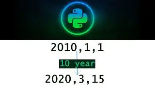 Python Program to Find Year Between two Dates