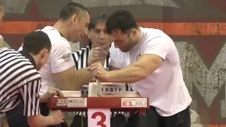 Чемпионат России по армспорту 2015. Максим Максимов - Спартак Золоев 90 кг