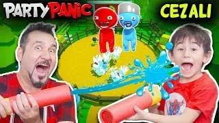 KAYBEDEN ISLANACAK! SU FIŞKIRTMA CEZALI PARTY PANIC! | EGEMEN KAAN İLE PARTY PANIC OYNUYORUZ!