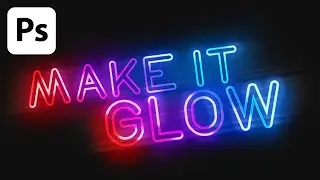 Photoshop: Neon Glow Text Effect Tutorial [11]