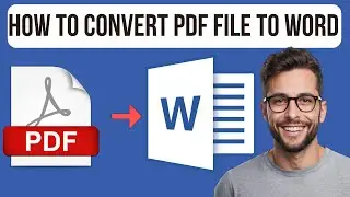 How to convert PDF file to Word document for free