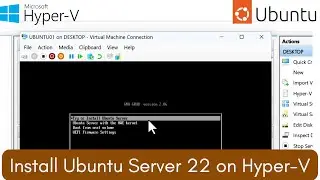 Step-by-Step Ubuntu Installation on Hyper-V