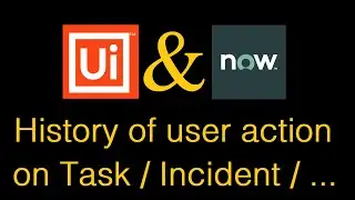 UiPath read history of user in ServiceNow | Incident User Action | Task User Action | RPA Audit