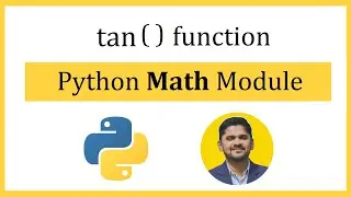 Python tan() function | math module | mathematical functions | Amit Thinks