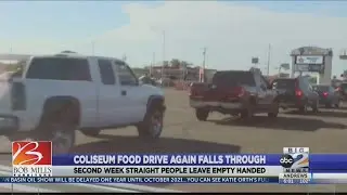Food distribution at Coliseum falls through for second time
