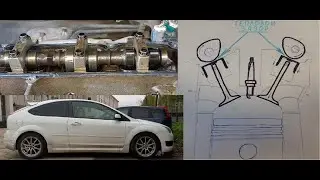 Замер зазоров клапанов Форд Форд 2 1,6 л. Снятие клапанной крышки. Сборка hwdb, hwda, sida