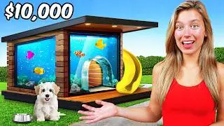 I BUILT A $10,000 DREAM DOG HOUSE!!