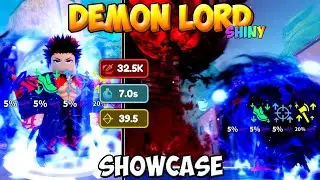 LEVEL 70 SHINY DEMON OVERLORD EVOLVED SHOWCASE IN ANIME DEFENDERS