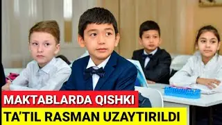 Rasman maktablarda qishgi taʼtil muddati yana uzaytirildi