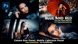 Blue and Red Color Tone Photoshop Camera Raw Presets Free Download 2024