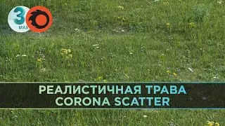 Создание реалистичной травы в Corona Scatter | 3ds Max