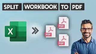 How to Split an Excel Workbook into separate PDF files - Export Worksheets to PDF