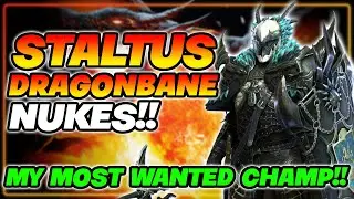 SHOWCASE THIS CHAMP SUMMONS DRACOMORPH!! | RAID Shadow Legends TEST SERVER