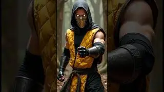 Mortal Kombat AI Evolution: Scorpion Comes Alive!🤯 #shorts #mortalkombatlegends #scorpion  #ai