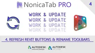 REFRESH REVIT BUTTONS & RENAME TOOLBARS | NONICATAB PRO | AUTODESK REVIT ADD-IN