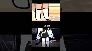 Dumb blonde || 1 or 2!? || gacha life tiktok compilation 