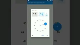 How to create clock in flutter | #timepicker #shorts