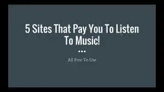 5 Ways To Get Paid To Listen To Music Online