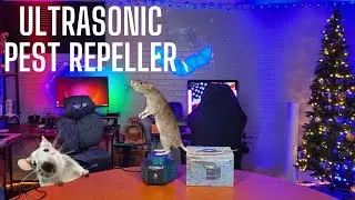 360° Ultrasonic Rodent Repellent | 4-in-1 Electronic Mouse Squirrel Rodent Repellent