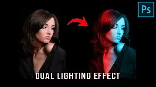 Dual Light Effect - Photoshop tutorial 