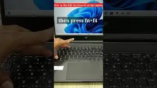 hp laptop backlit keyboard turn on | how to turn on keyboard light on hp laptop | hp victus light on