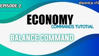 Balance command using quick.db and discord.js v12 | economy command | episode 2 | hyperium tech