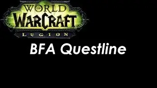 WoW-Legion-BFA Questline Continued - Beginning of End of Artifact Weapons(Alliance PoV)