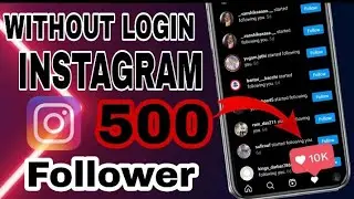 How to get free follower without login | How to increase instagram folower 2021
