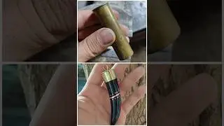 make keychain from shotgun bullet 