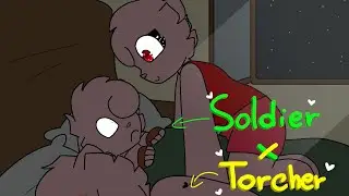 What you dreaming about?  (soldier x torcher) // flipaclip READ DESC