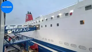 Japan's 13hr Overnight Ferry in Deluxe Cabin from Fukuoka to Osaka | Ferry Kyoto