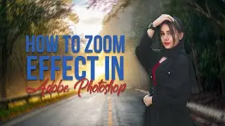 How to Zoom Effect in Adobe Photoshop - Free Tutorial - Beginners