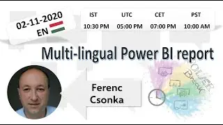 Power Break with Ferenc - How to create a Multi Lingual Power BI Report