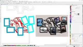 Разборка макета фоторамки. Как правильно рисовать макет в Corel Draw от Деревяшкина