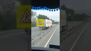 Едем по встречке 😁 #дальнобойщики #сергейшатун40 #дальнобой