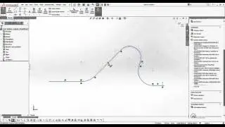 How to create a dimension for a chain of sketch entities/path in SOLIDWORKS