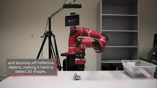 Robots Use Machine Learning to Grab Transparent Objects