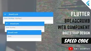 How to do Breadcrumb in Flutter | Web | Bootstrap design | Speed Code