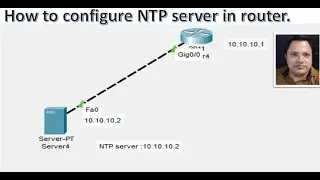 How to configure NTP server in router