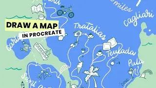 Illustrate Your Own Map in Procreate