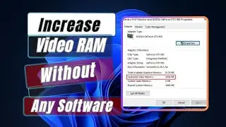 Increase Video RAM Without Any Software | Graphics Memory