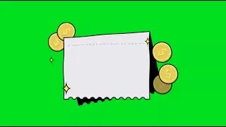 10 Money Text Green Screen VFX FX Effects HD | No Copyright Content  copyright