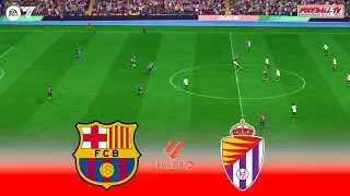 Barcelona vs Real Valladolid - La Liga 24/25 | Full Match All Goals | FC 24 Gameplay